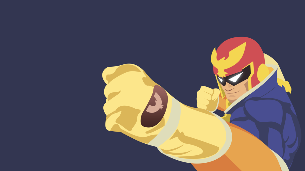captain_falcon_vectored_wallpaper_by_browniehooves-d7ymqwh