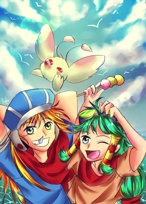 Justin et Feena.jpg