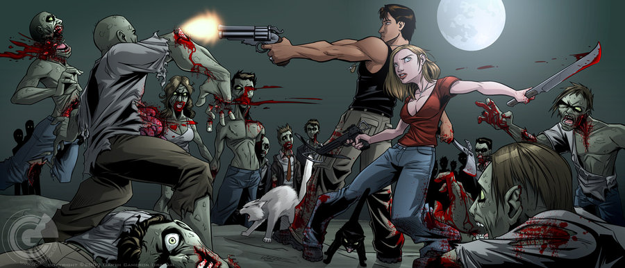Armes à feu en pleine apocalypse zombie.jpg