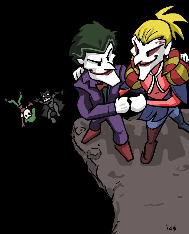Joker et Kefka contre Batman et Terra.png