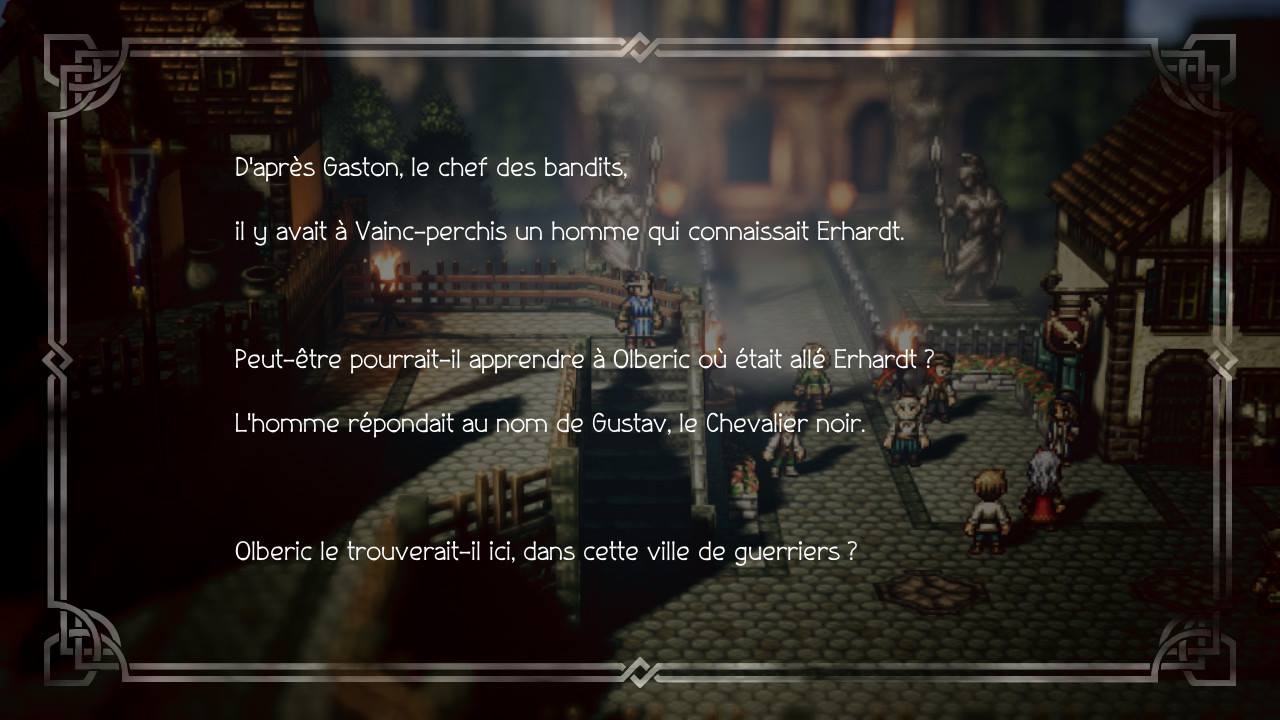 Résumé Olberic Chapitre 2-1