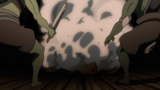 Goblin Slayer vs Goblins.gif