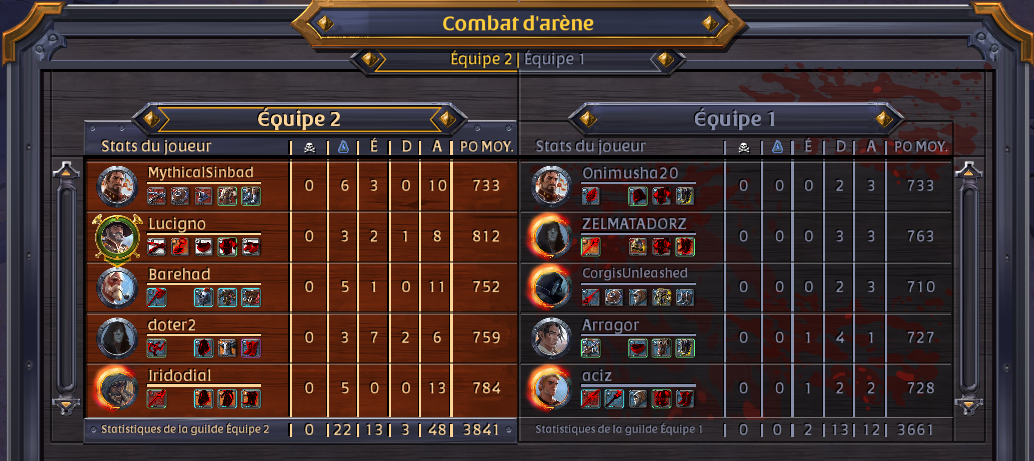 Victoire Arène Albion Online