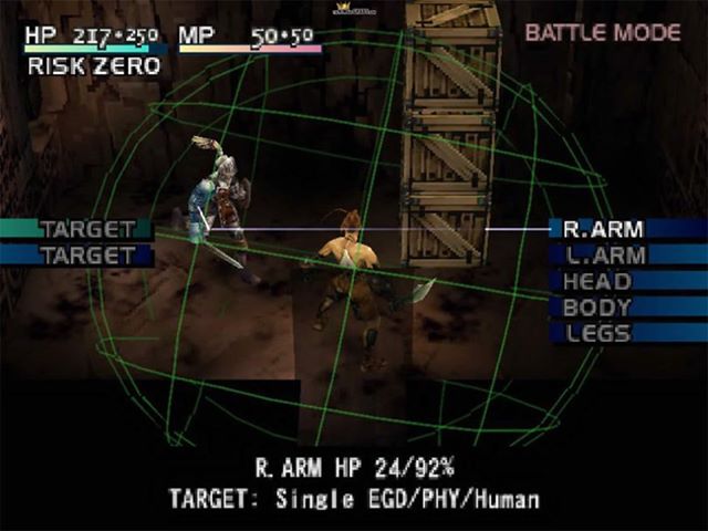 Système de visée Vagrant Story