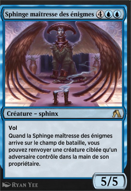 Sphinge maîtresse des énigmes