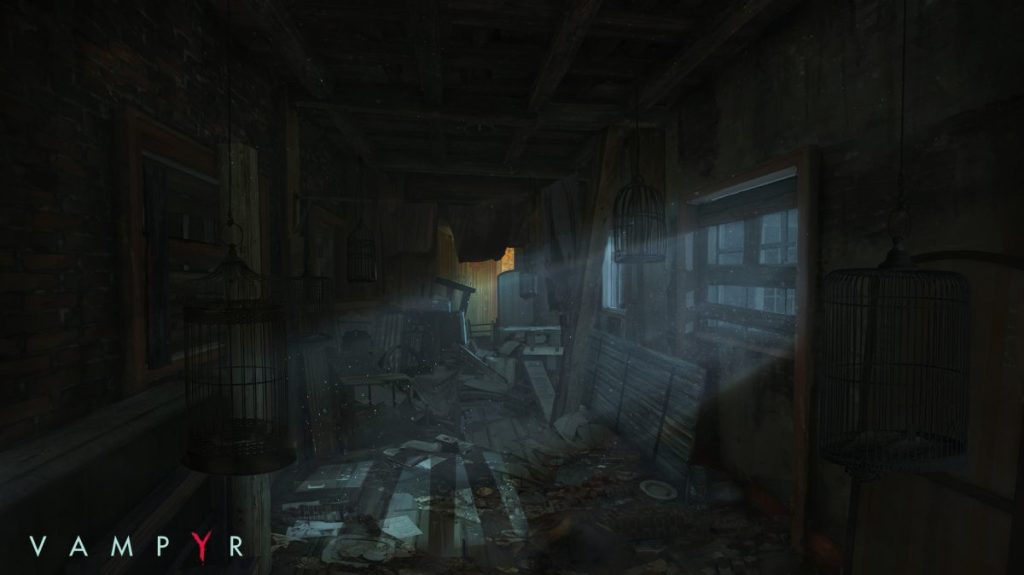 Vampyr maison délabrée