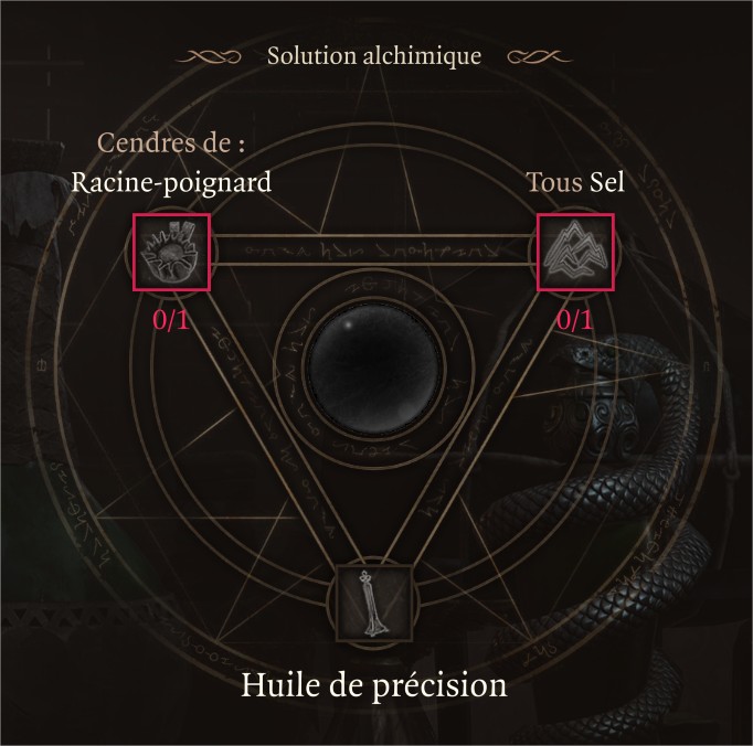 recettes dans Baldur's Gate 3