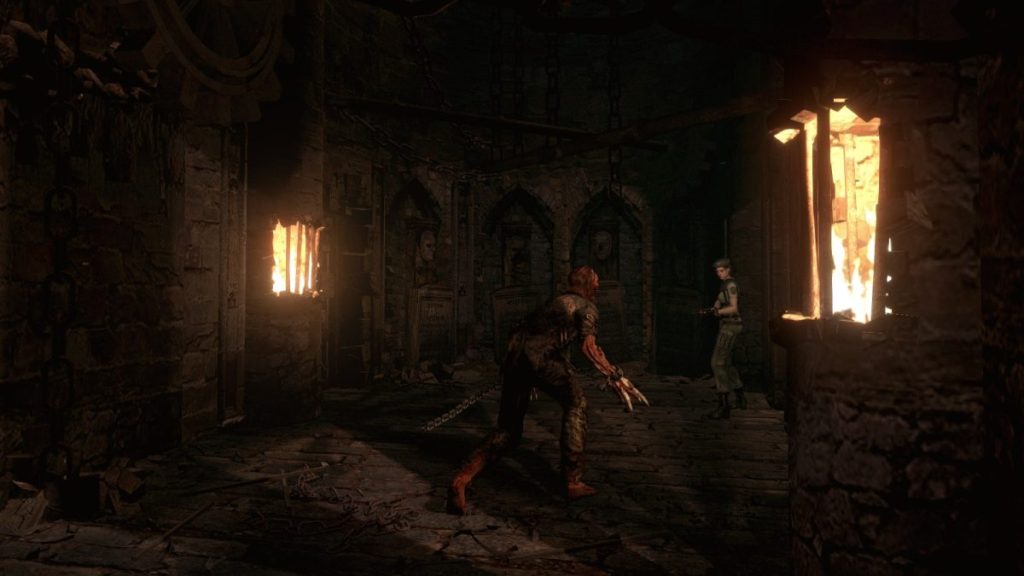 Red zombie Resident Evil