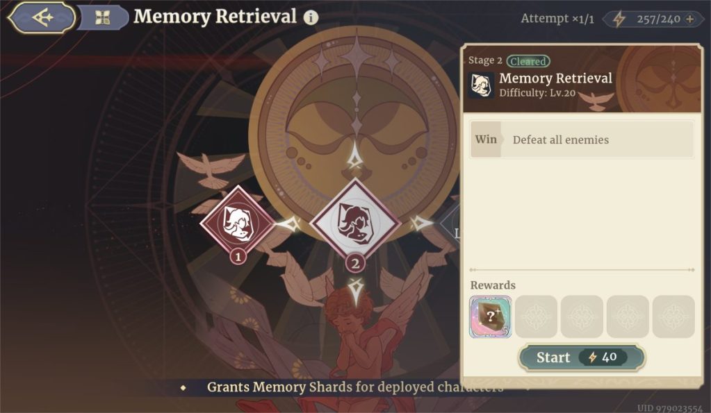 Memory Retrieval Sword of Convallaria guide