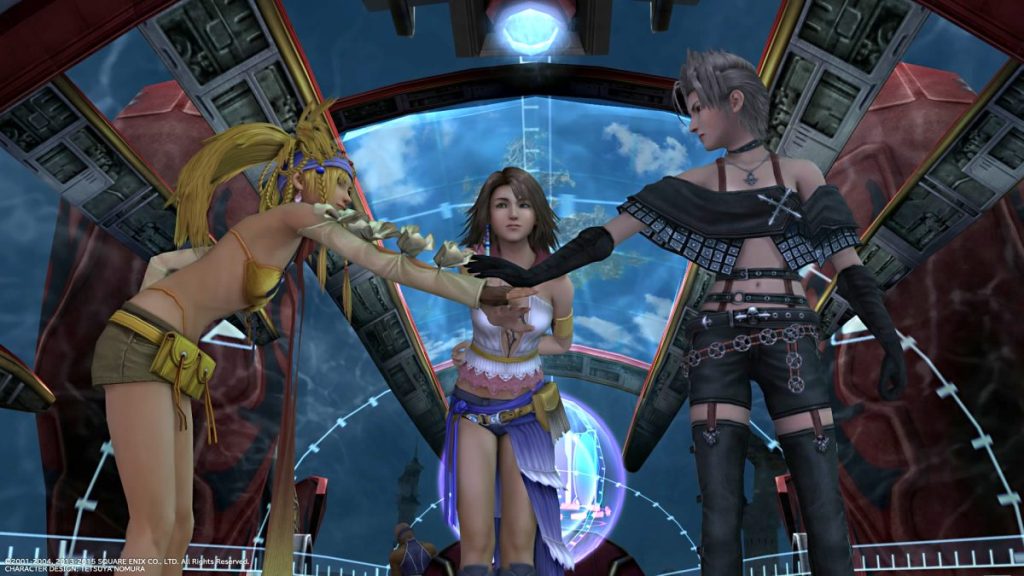 Rikku, Yuna et Paine